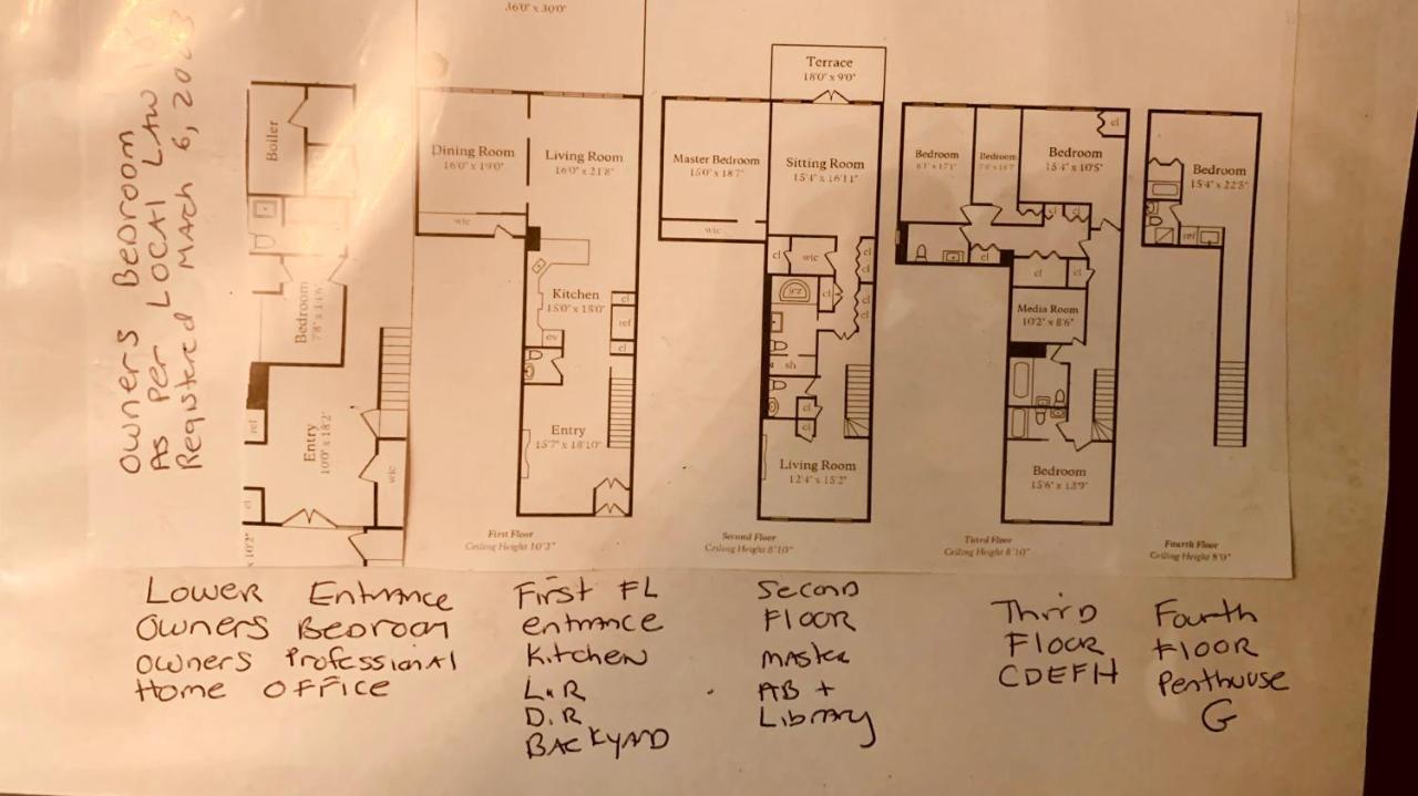 ニューヨーク Townhouse 222ヴィラ エクステリア 写真